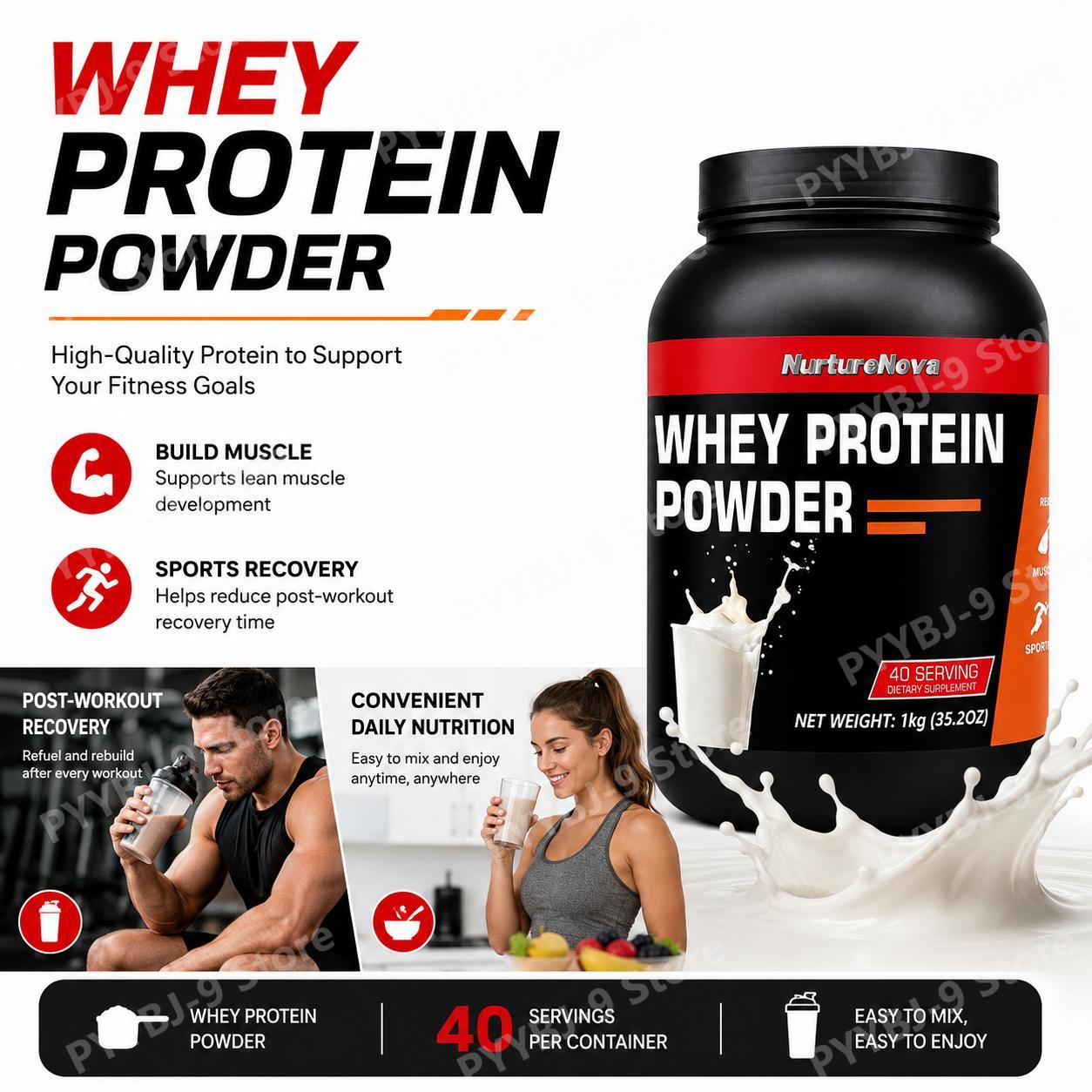 Whey Protein Isolate - NurtureNova Whey Protein Tozu Süt Aromalı