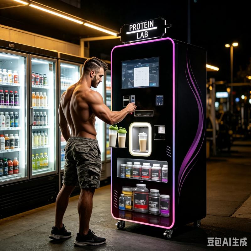 Nutrition Fitness Center - Protein Shake Otomatı Özelleştirilmiş Akıllı Beslenme