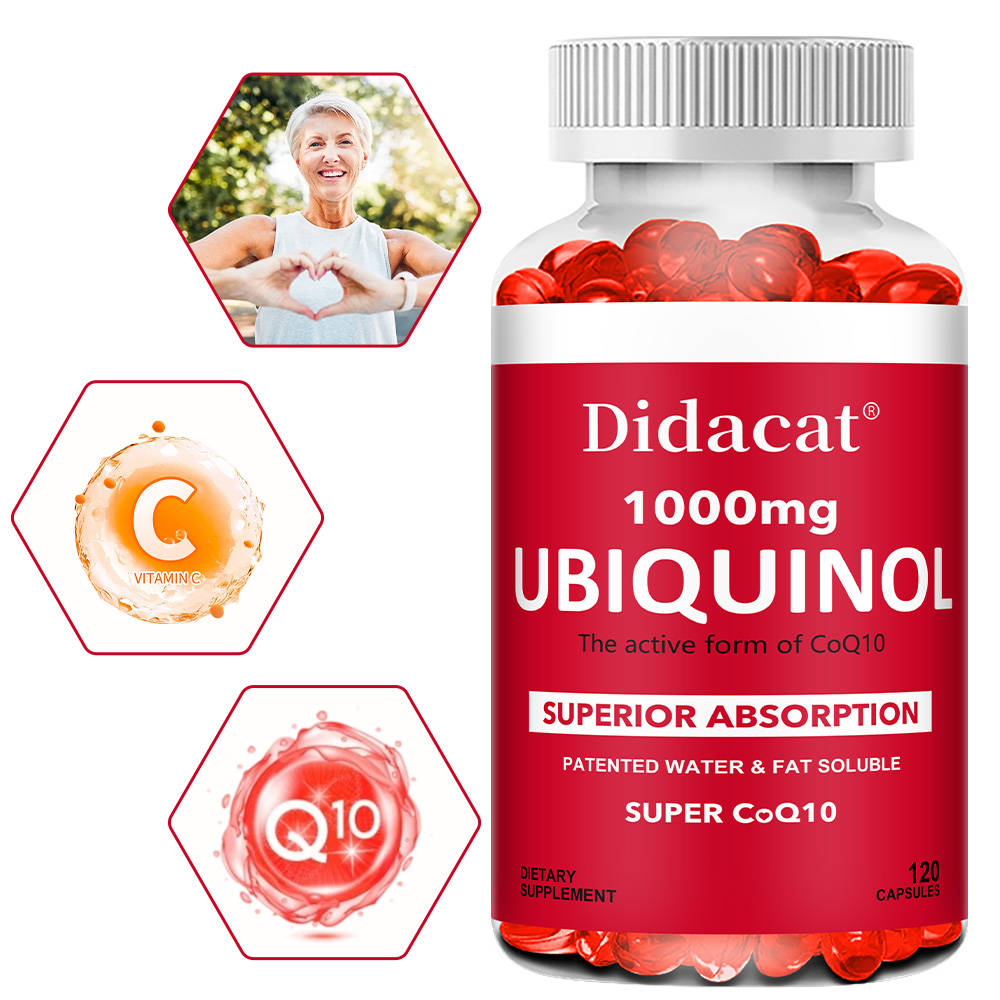 Nac N Acetyl Cysteine - Ubiquinol CoQ10 1000mg Yumuşak Kapsüller, Aktif